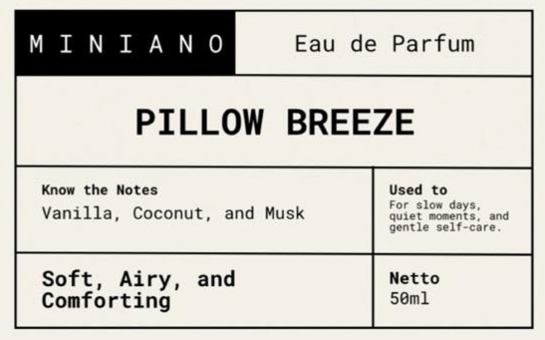 MEMOIRÉ MINIANO EAU DE PARFUM