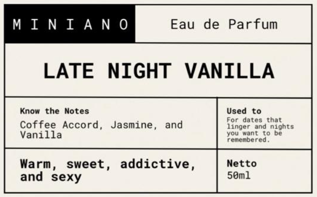 MEMOIRÉ MINIANO EAU DE PARFUM