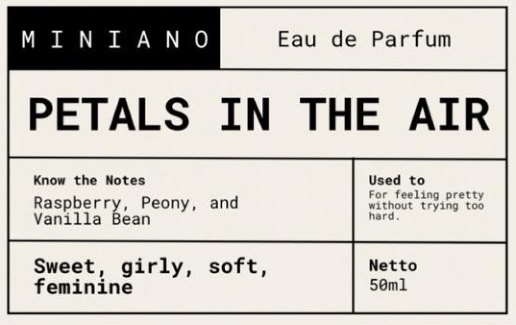 MEMOIRÉ MINIANO EAU DE PARFUM